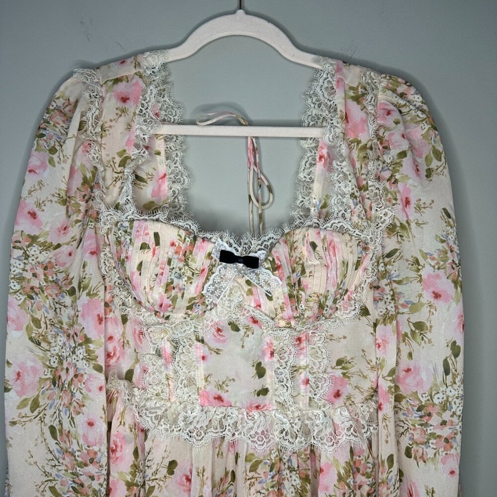 For Love & Lemons Emmaline Mini Dress - Picture 6 of 7